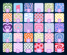 Load image into Gallery viewer, Pastel aesthetic style coasters
