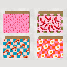 Load image into Gallery viewer, Food inspired dopamine style cork placemats
