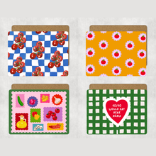 Load image into Gallery viewer, Food inspired dopamine style cork placemats
