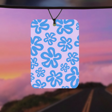 Load image into Gallery viewer, Mix &amp; match blue flowers car air freshener
