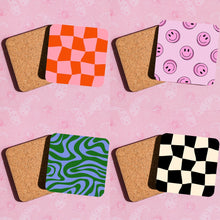 Load image into Gallery viewer, Retro funky style coasters
