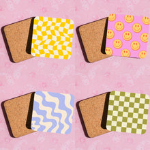 Load image into Gallery viewer, Retro funky style coasters
