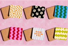 Load image into Gallery viewer, Dopamine style coasters
