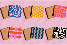 Load image into Gallery viewer, Dopamine style coasters
