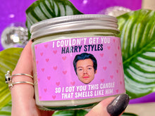 Load image into Gallery viewer, Harry Styles scented candle with lid
