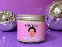 Load image into Gallery viewer, Harry Styles scented candle with lid
