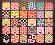 Load image into Gallery viewer, Retro 70's style coasters
