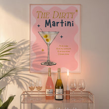 Load image into Gallery viewer, Dirty Martini cocktail print
