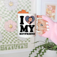 Load image into Gallery viewer, Justin Bieber I ♥︎ my boyfriend mug
