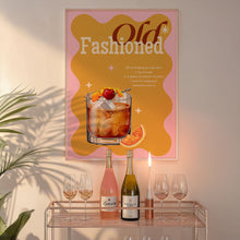 Load image into Gallery viewer, Old Fashioned cocktail print

