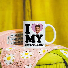 Load image into Gallery viewer, Pedro Pascal I ♥︎ my boyfriend mug

