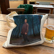 Load image into Gallery viewer, Twilight Spider Monkey meme tote bag
