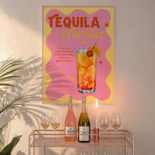 Load image into Gallery viewer, Tequila Sunrise cocktail print
